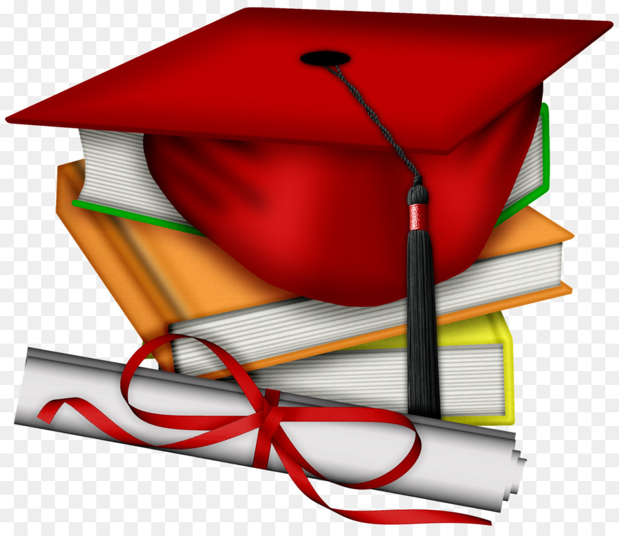 Picture of graduation cap, diploma & books