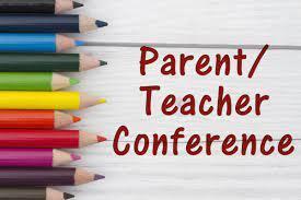 Colored pencil image/parent teacher conference